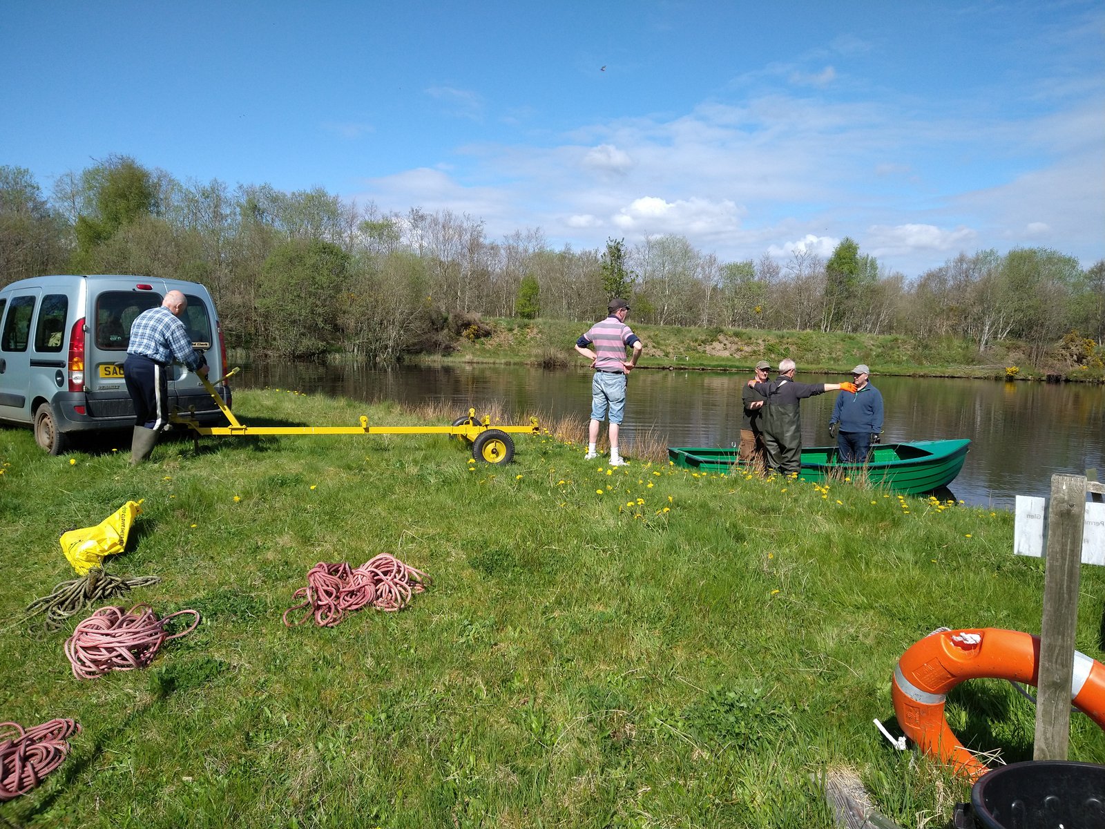 Clearing some weed at Orrin Lochs May '22