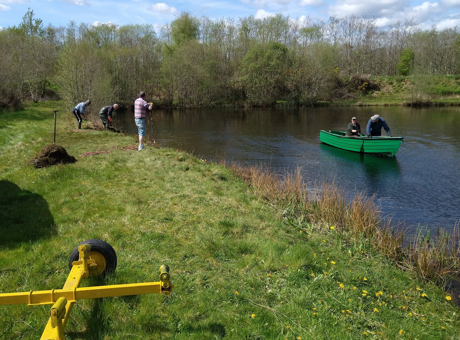 Clearing some weed at Orrin Lochs May '22