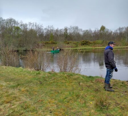 Weed Clearing at Orrin Lochs April 2024
