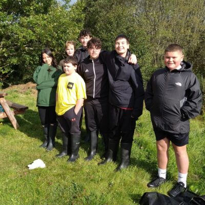 Some of the Juniors taking part